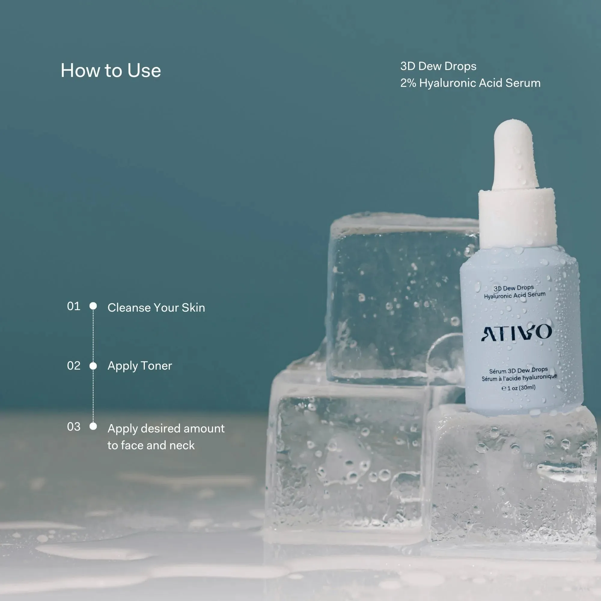 3D Dew Drops 2% Hyaluronic Acid Serum