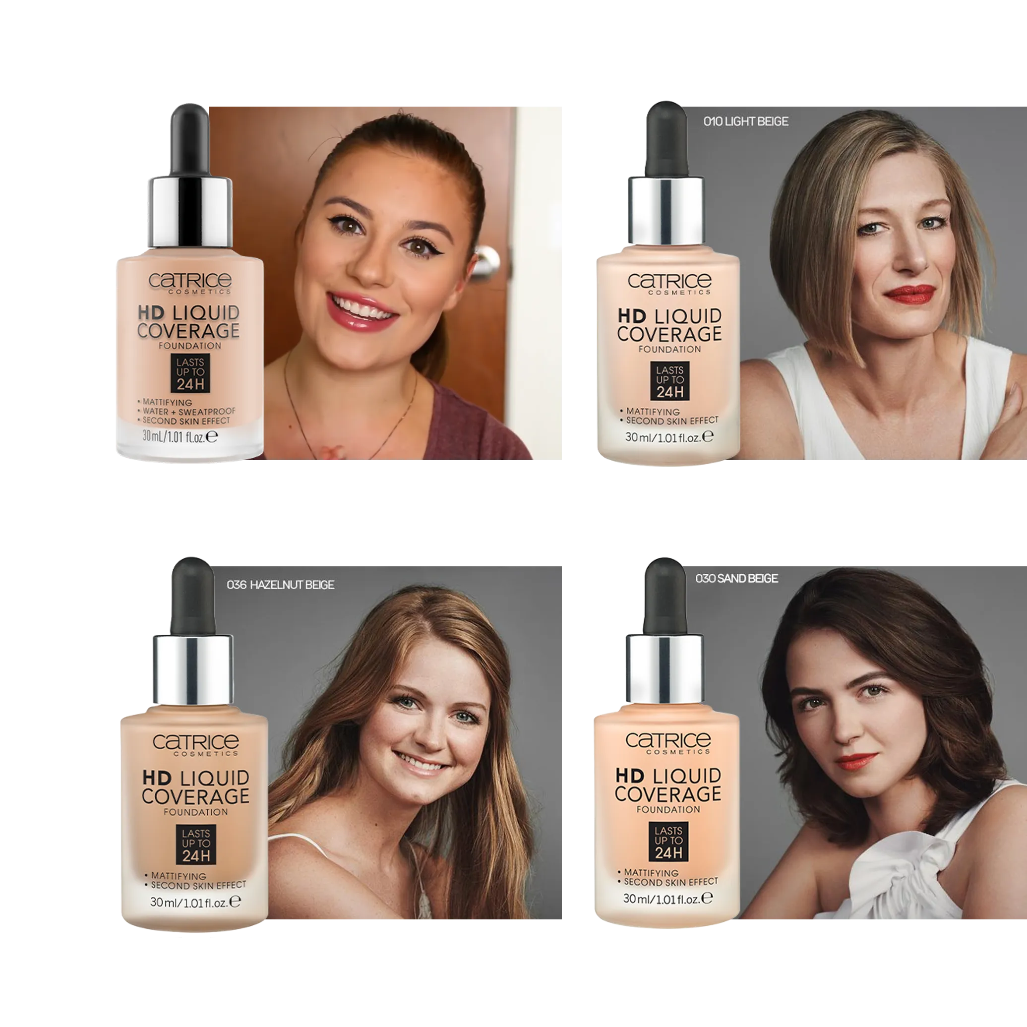 Catrice Hd Liquid Coverage Foundation | كاتريس كريم أساس بتغطية عالية