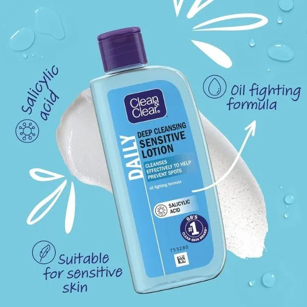 Clean & Clear Cleanser Lotion for Sensitive Skin 200ml