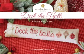 Deck the Halls - A Skinny Mini Pattern - Cross Stitch Pattern