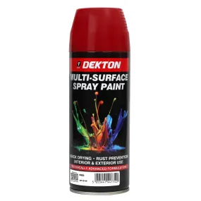 DEKTON 400ml Spray Paint Red