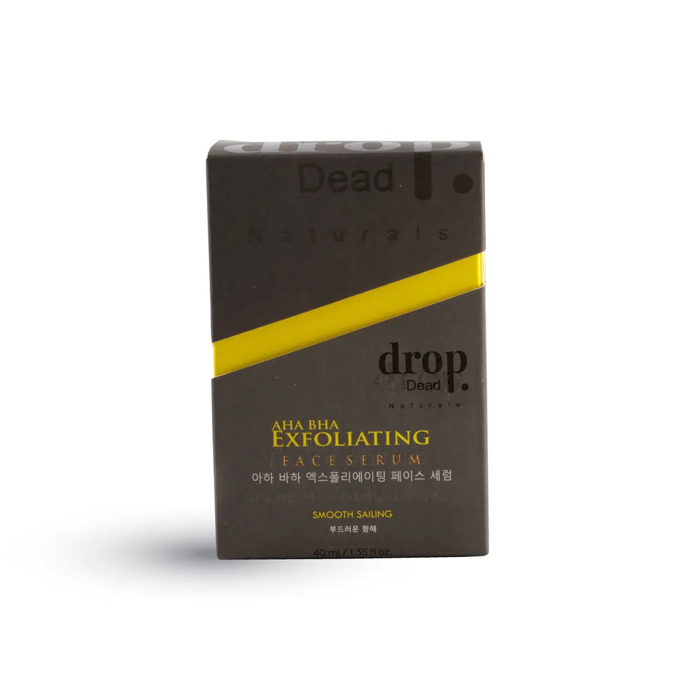 DropDead Naturals AHA BHA Exfoliating Face Serum - 40ml