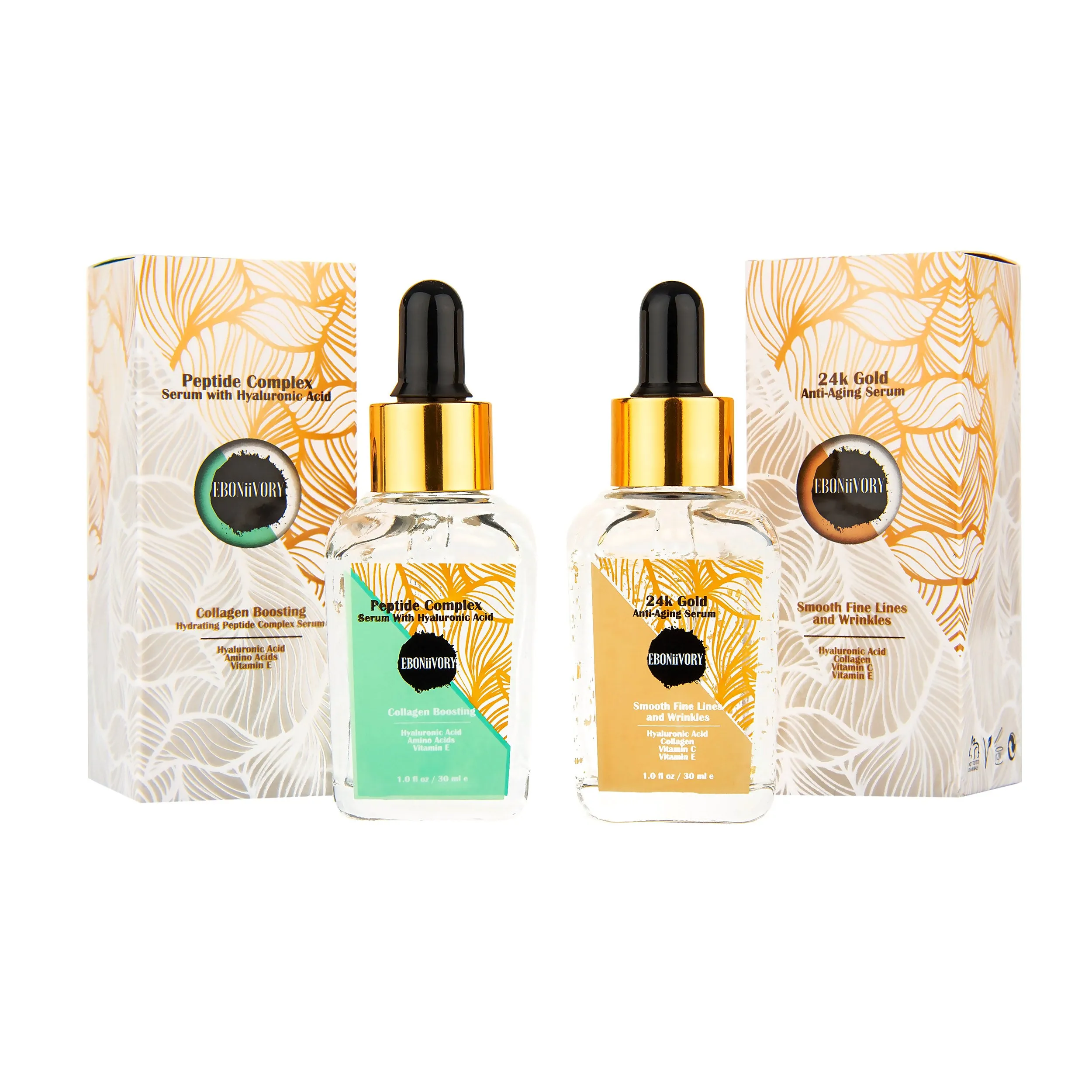 EBONiiVORY 24k Gold Anti-Aging Serum with Matrixyl 3000
