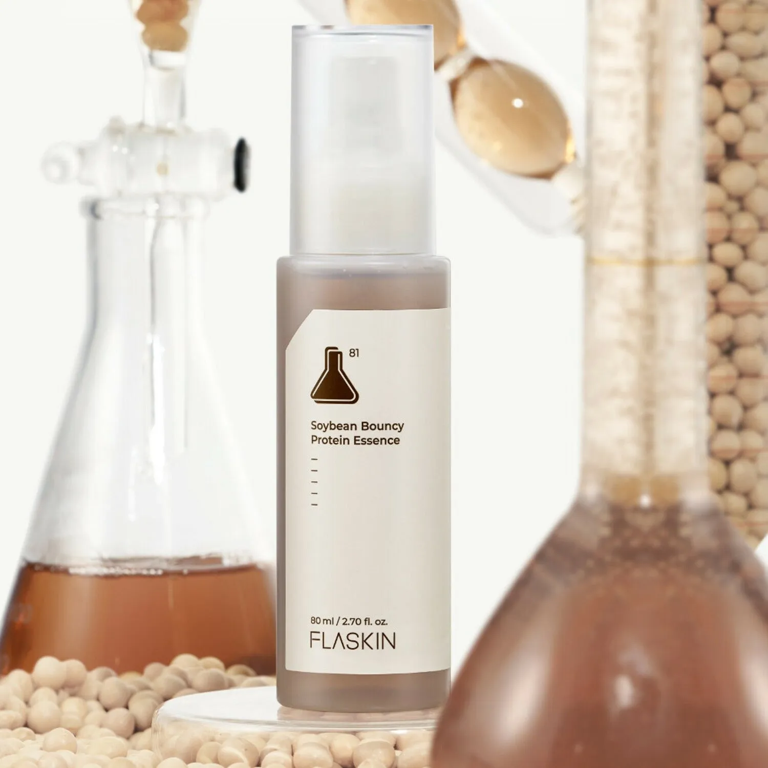 FLASKIN Soybean Bouncy Protein Essence 80ml