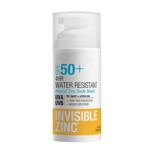 Invisible Zinc 4HR Resistant SPF50  100G