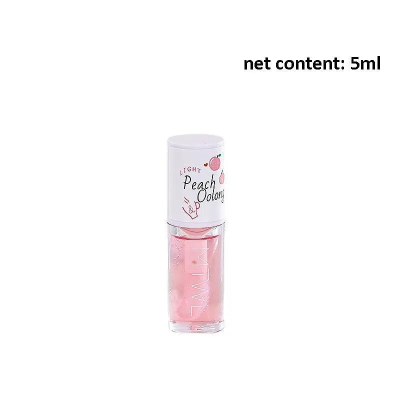 Kawaii Peach Lip Oil: Hydrating Lip Serum for Plump Lips