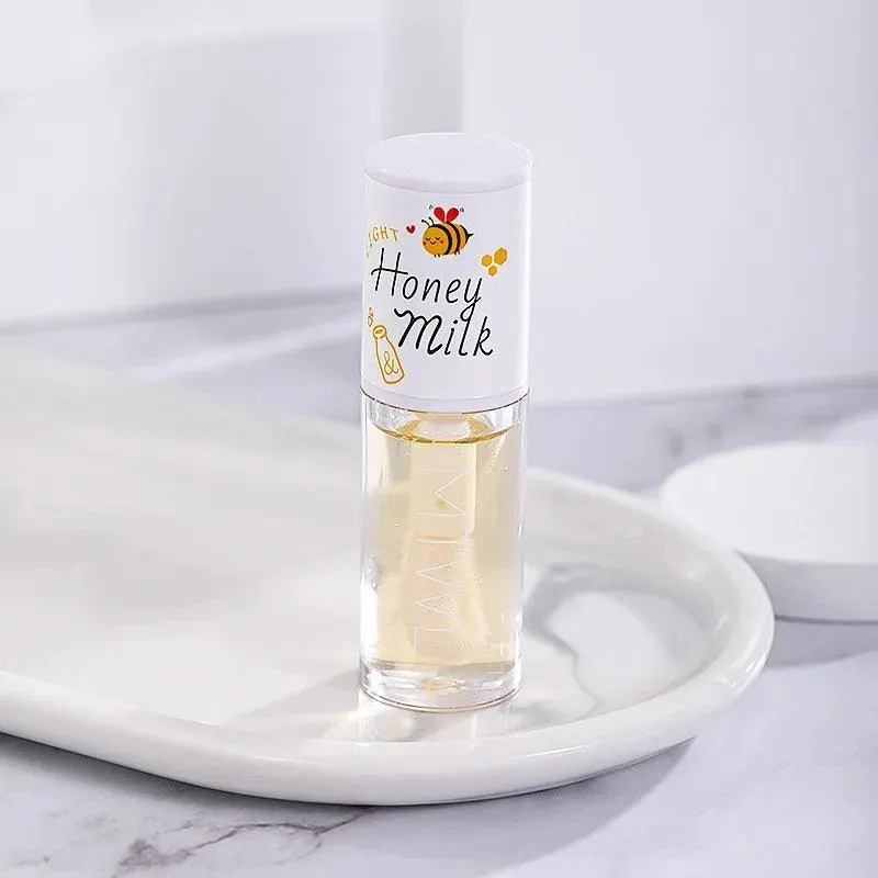 Kawaii Peach Lip Oil: Hydrating Lip Serum for Plump Lips