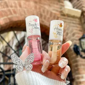 Kawaii Peach Lip Oil: Hydrating Lip Serum for Plump Lips