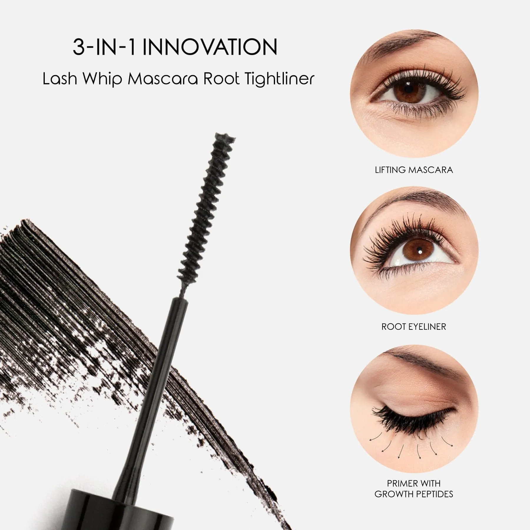 Lash Whip Mascara 24hr Root Tightliner   Liner Black
