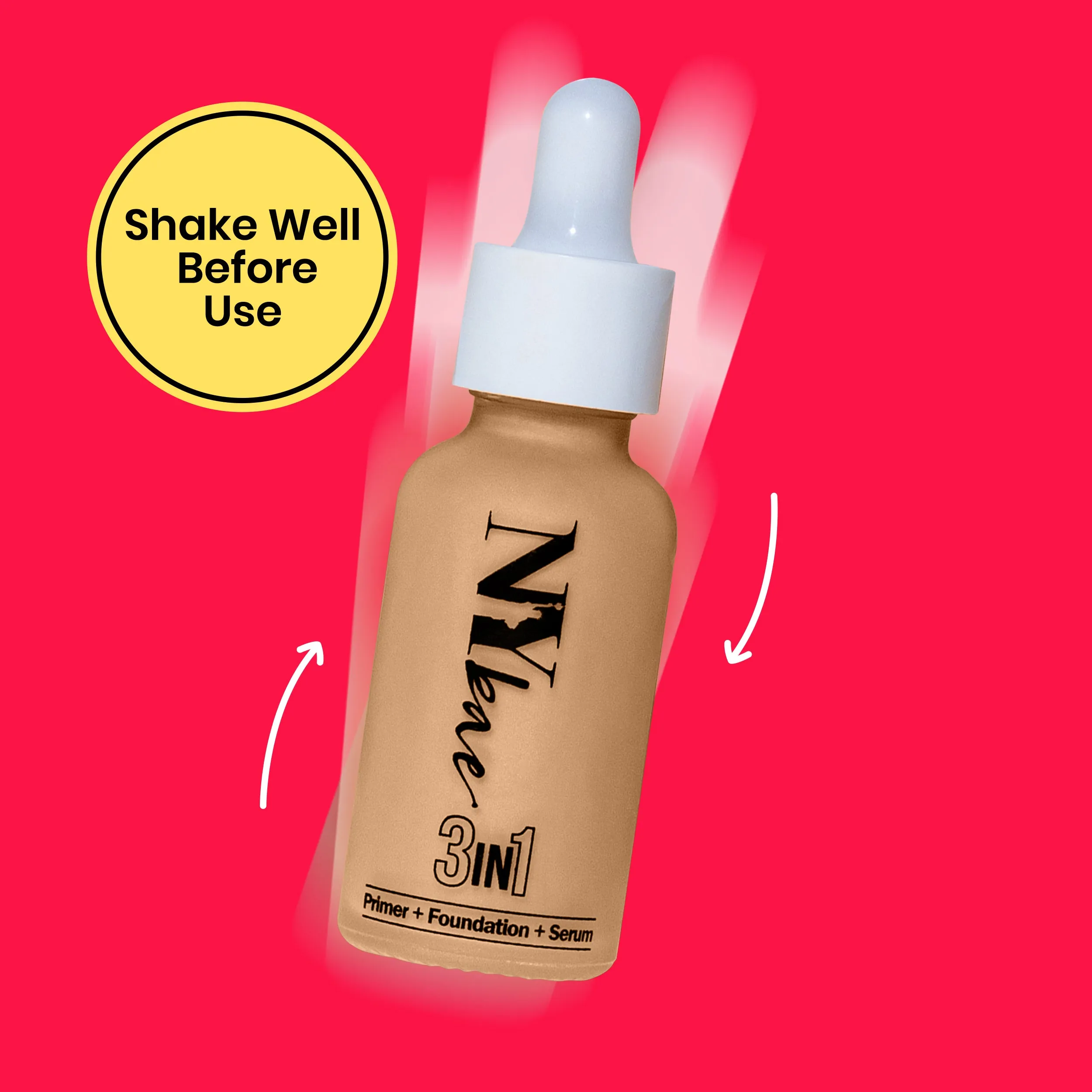 NY Bae 3IN1 Serum Foundation - Warm Milk 09 (30 ml) | Infused with Primer | Moisturising I Glowing Korean Skin I Celeb Glow | Dewy Makeup | Evens Skin Tone | Ultra Glow