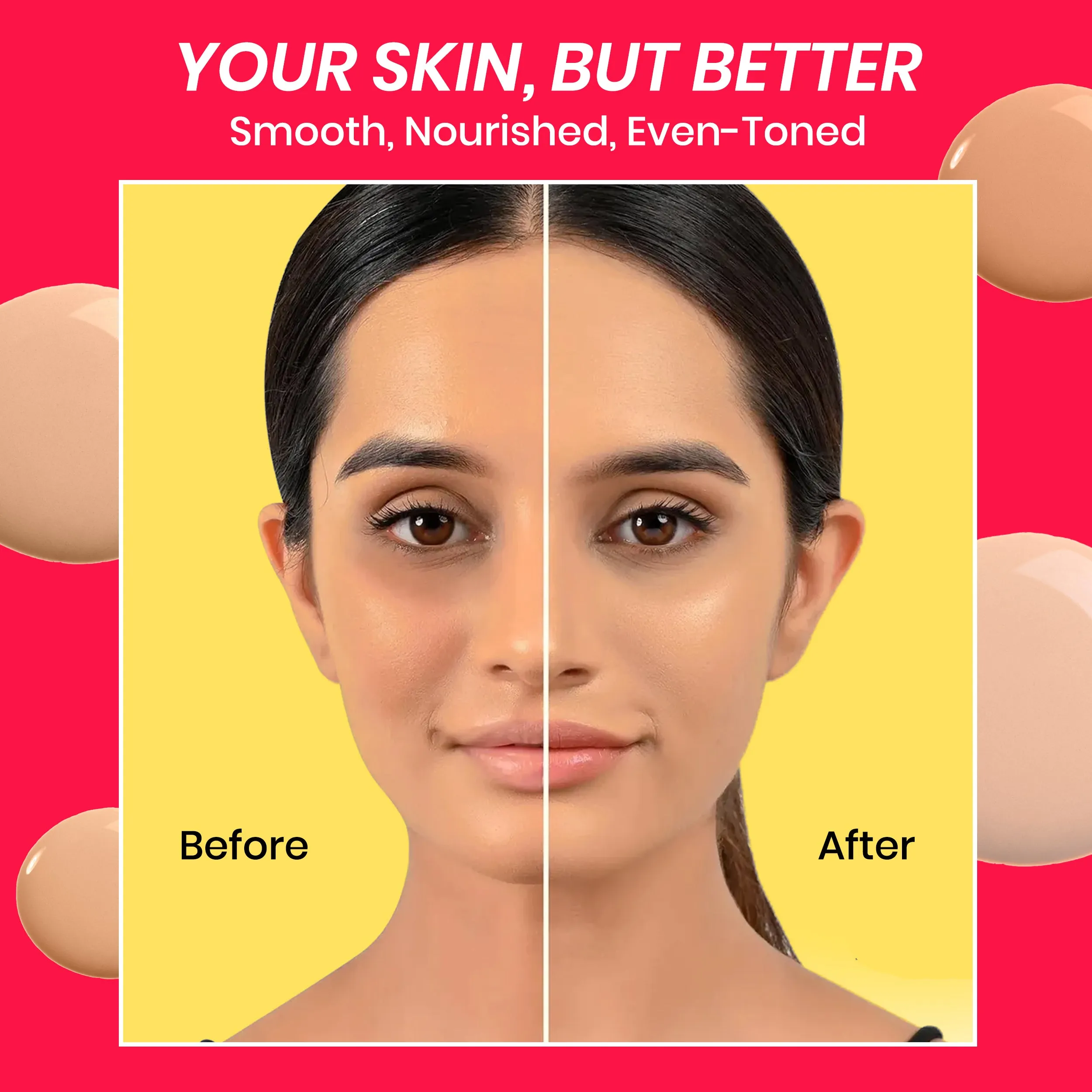 NY Bae 3IN1 Serum Foundation - Warm Milk 09 (30 ml) | Infused with Primer | Moisturising I Glowing Korean Skin I Celeb Glow | Dewy Makeup | Evens Skin Tone | Ultra Glow