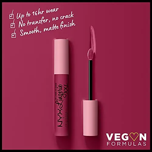 NYX PROFESSIONAL MAKEUP Lip Lingerie XXL Matte Liquid Lipstick - Xxtended (Berry Pink)