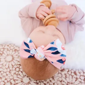 Peony Rose Bow Knot Headband