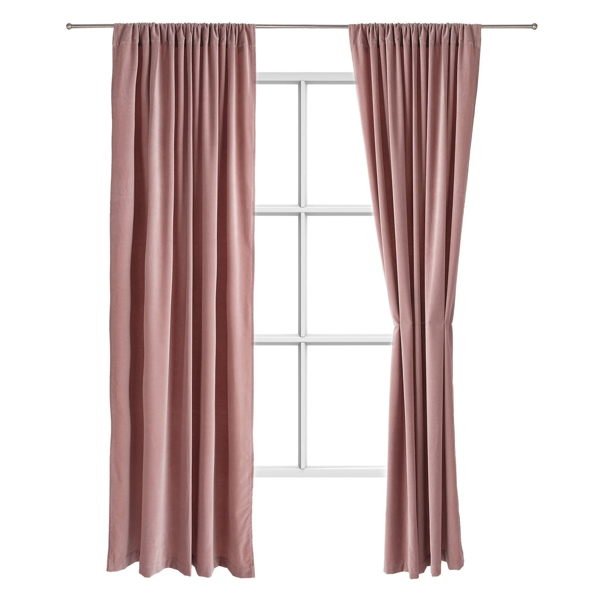 Samana Curtain Set [Blush pink]