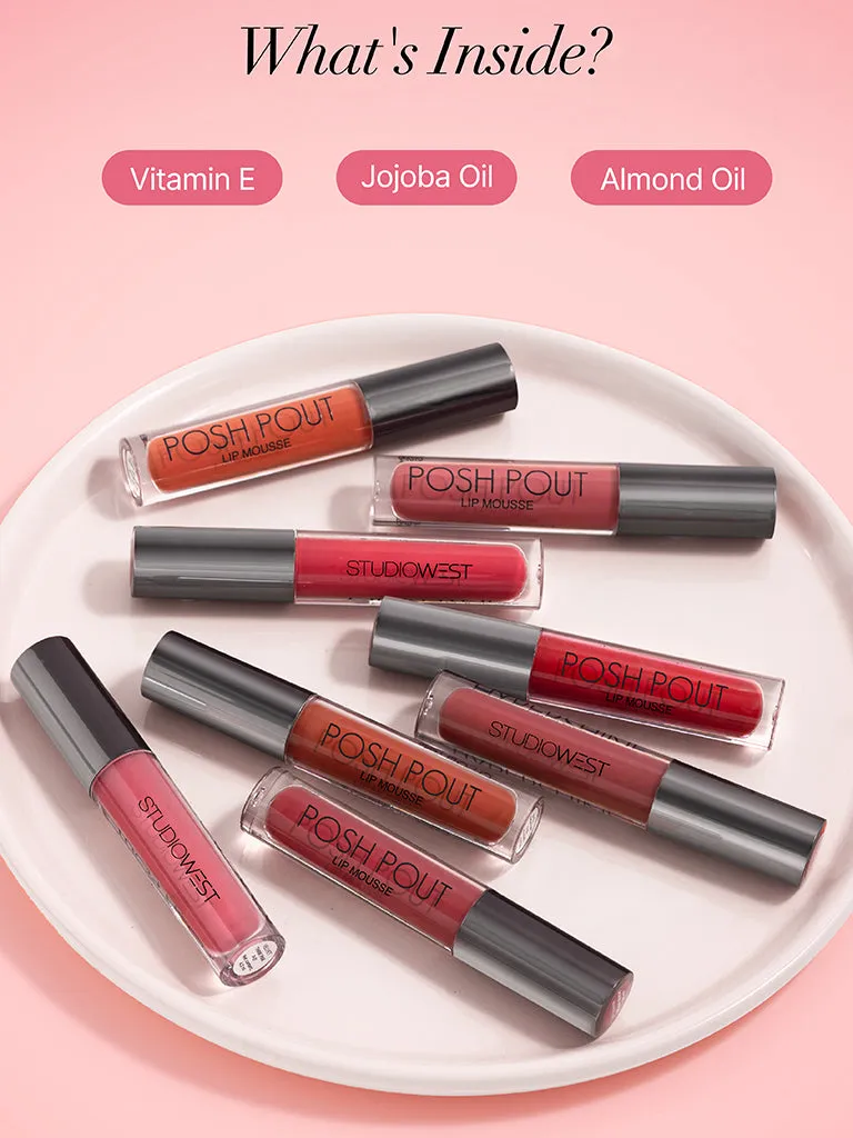 Studiowest Posh Pout Cherry On Top R-01 Lip Mousse - 4.2 ml