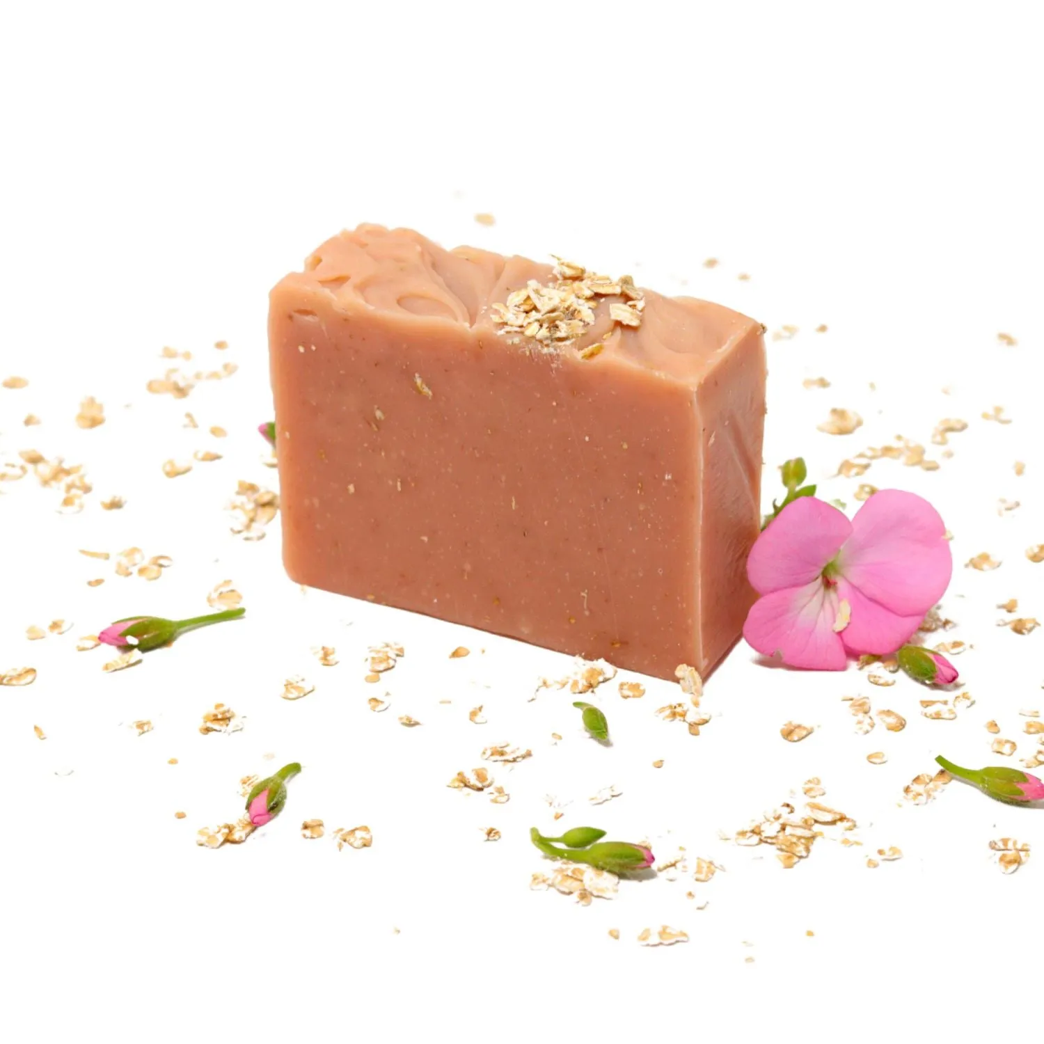 The Donegal Natural Soap Company Rose Geranium & Irish Oats Soap