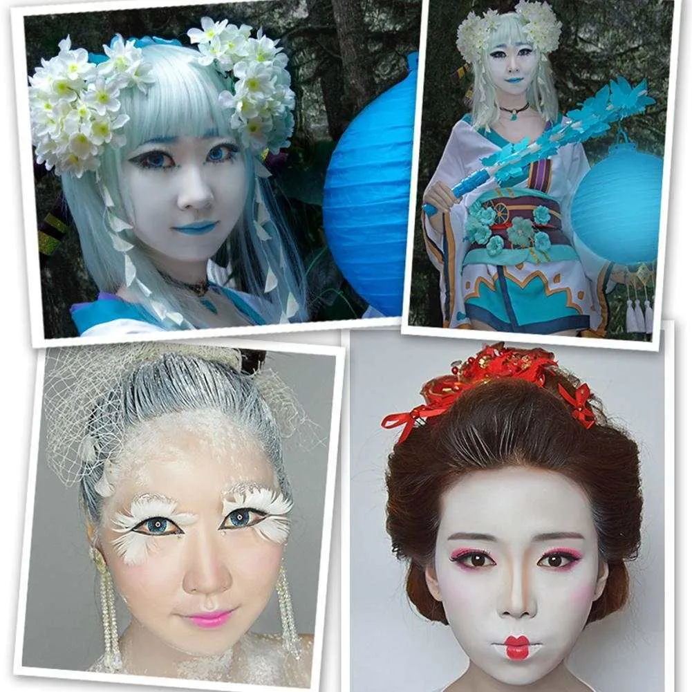 White Makeup Foundation Cream Concealer Cos Halloween Makeup Zombie